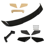 Rear Trunk Spoiler Wing Set Glossy Black for Ford Mustang (2015–2020)