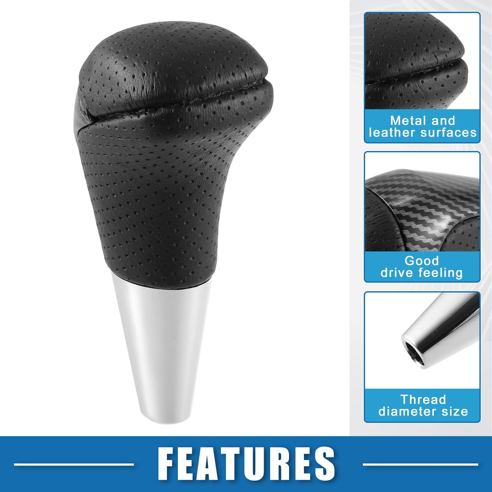 Automatic Gear Shift Knob for Toyota Land Cruiser (2016–2021) Black