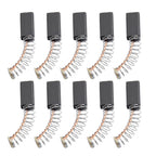 Set of 10 Carbon Brushes for Electric Hammer Drills (13mm x 6 x 4mm)