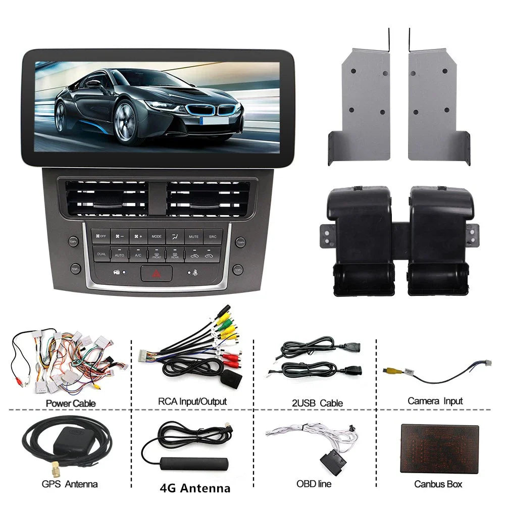 12.3'' Car Stereo Radio Head Unit for Lexus IS200 IS220 IS300C IS350 (2005-2012)