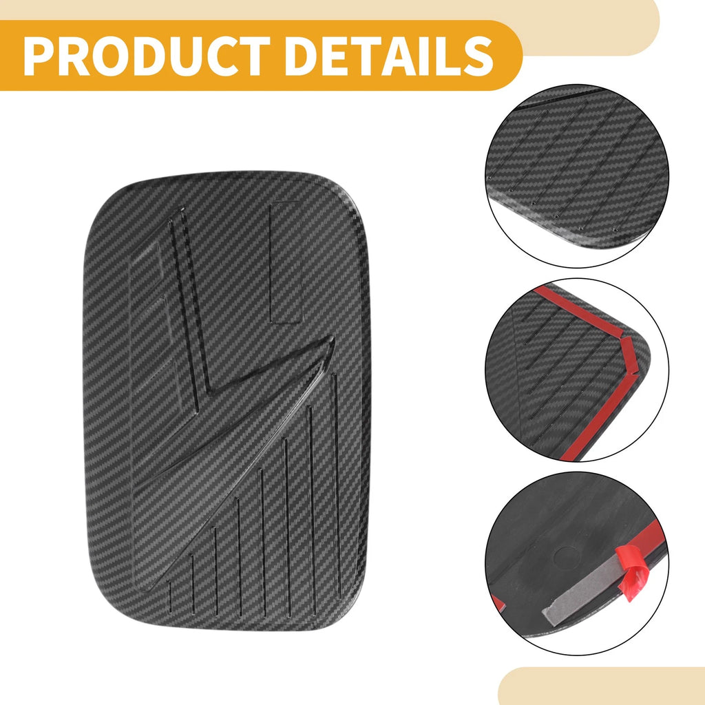Fuel Tank Door Cap for Honda CR-V (2023–2025) Carbon Fiber Black