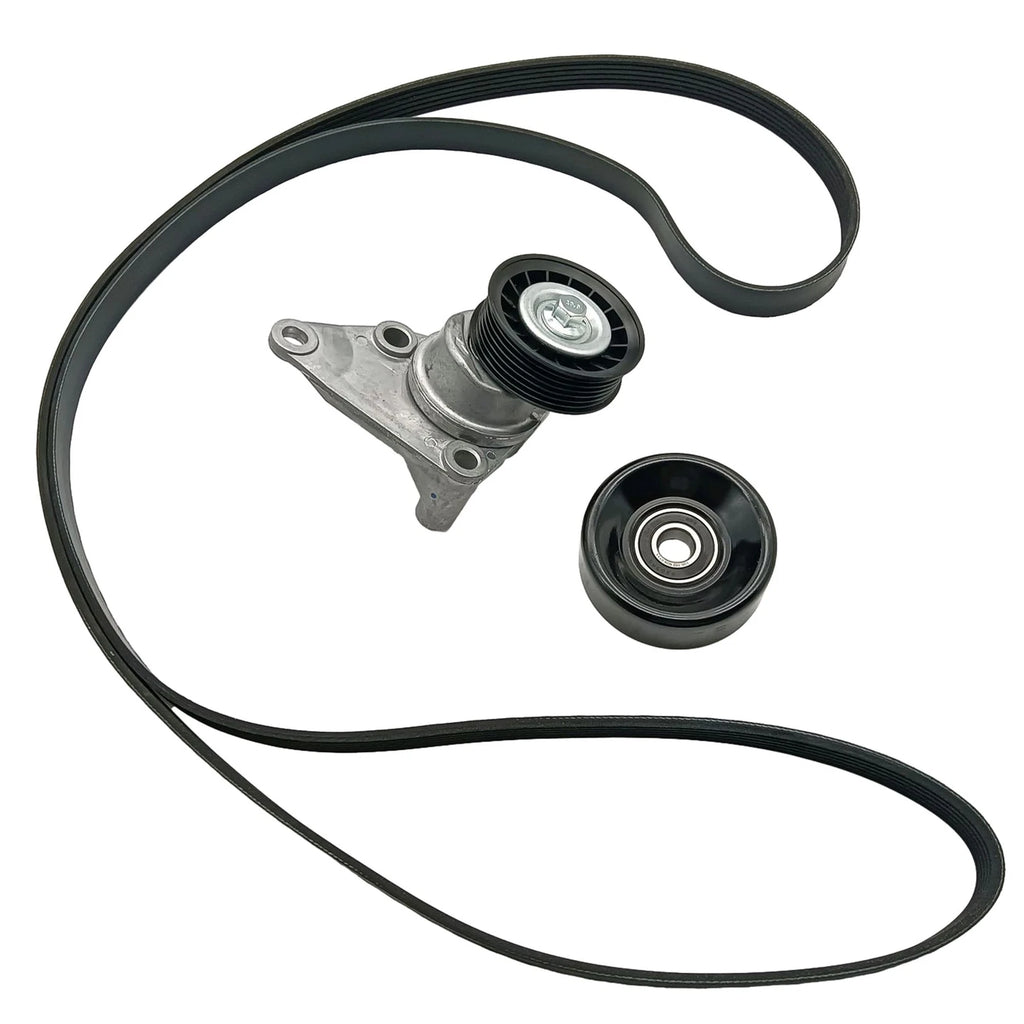 Serpentine Belt Tensioner Pulley Kit for Chevy Silverado GMC Sierra (2007–2014)