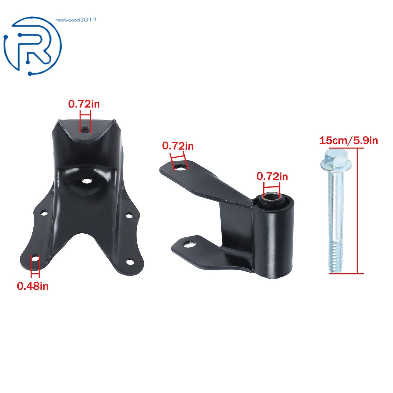Rear Leaf Spring Shackle Hanger for Ford Super Duty (1999–2007) 722-075 722-018