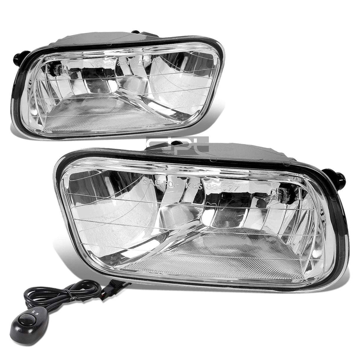 Fog Light Lamp Pair for Dodge Ram 1500-3500 (2009–2012) OE Crystal Lens