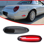 2X Smoke Red LED Rear Bumper Side Marker Lights for Ford Taurus Mercury Sable (1996–1999)