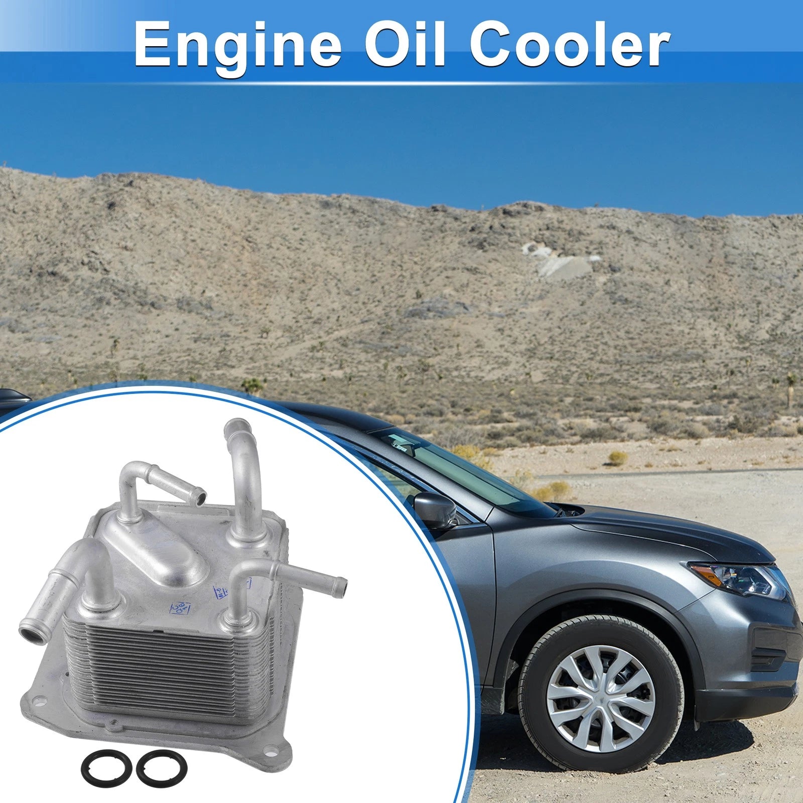 Engine Oil Cooler with Seals for Nissan Versa Note (2014–2019) No. 216063JX2C