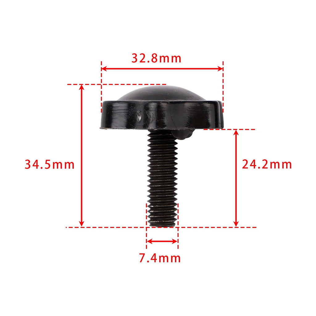 Theft Deterrent Lock Saddlebag Safety Bolts for Electra Glide, Street Glide (1993–2018)
