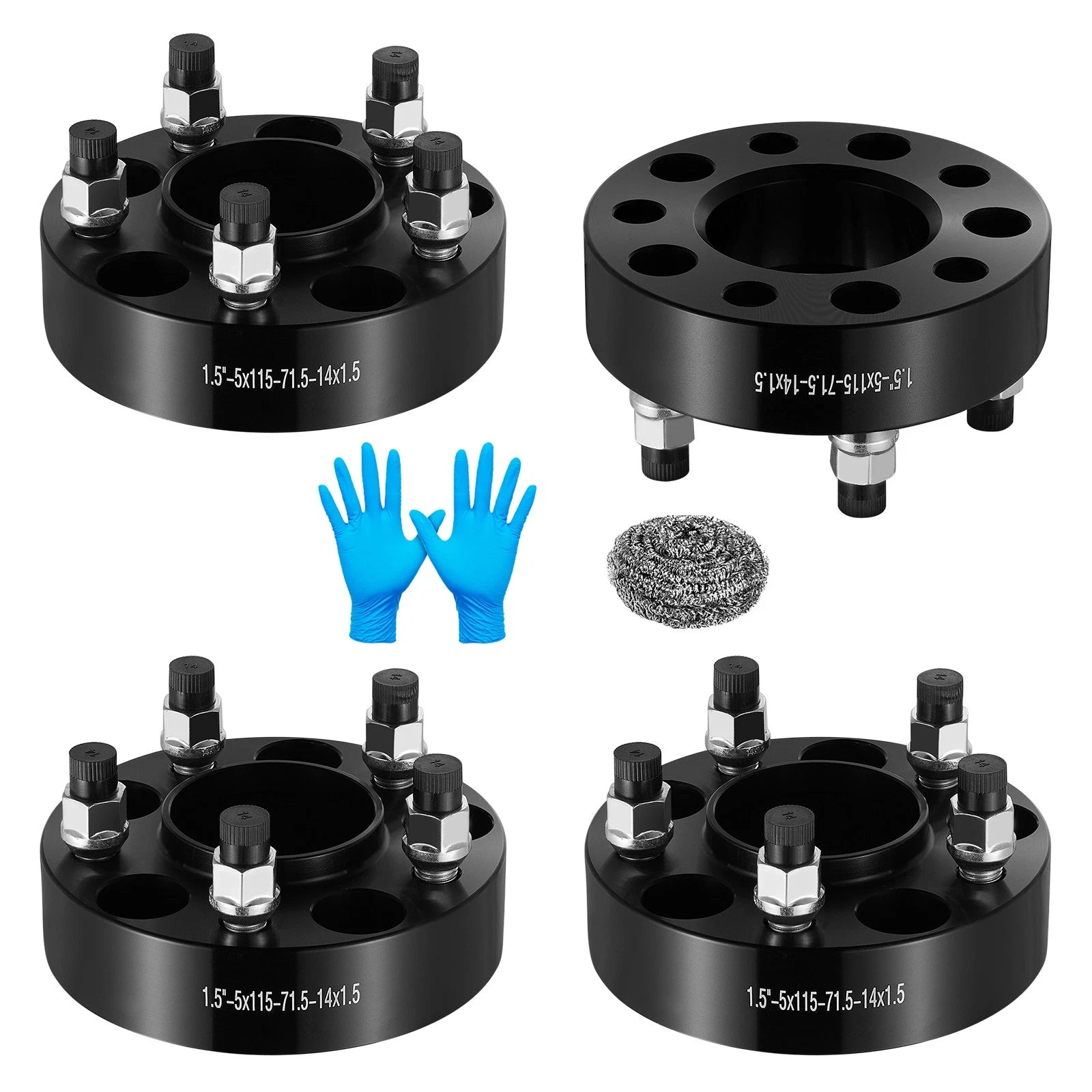 Set of 4 Hubcentric Wheel Spacers for Dodge Challenger (2009–2023) 5x115 71.5