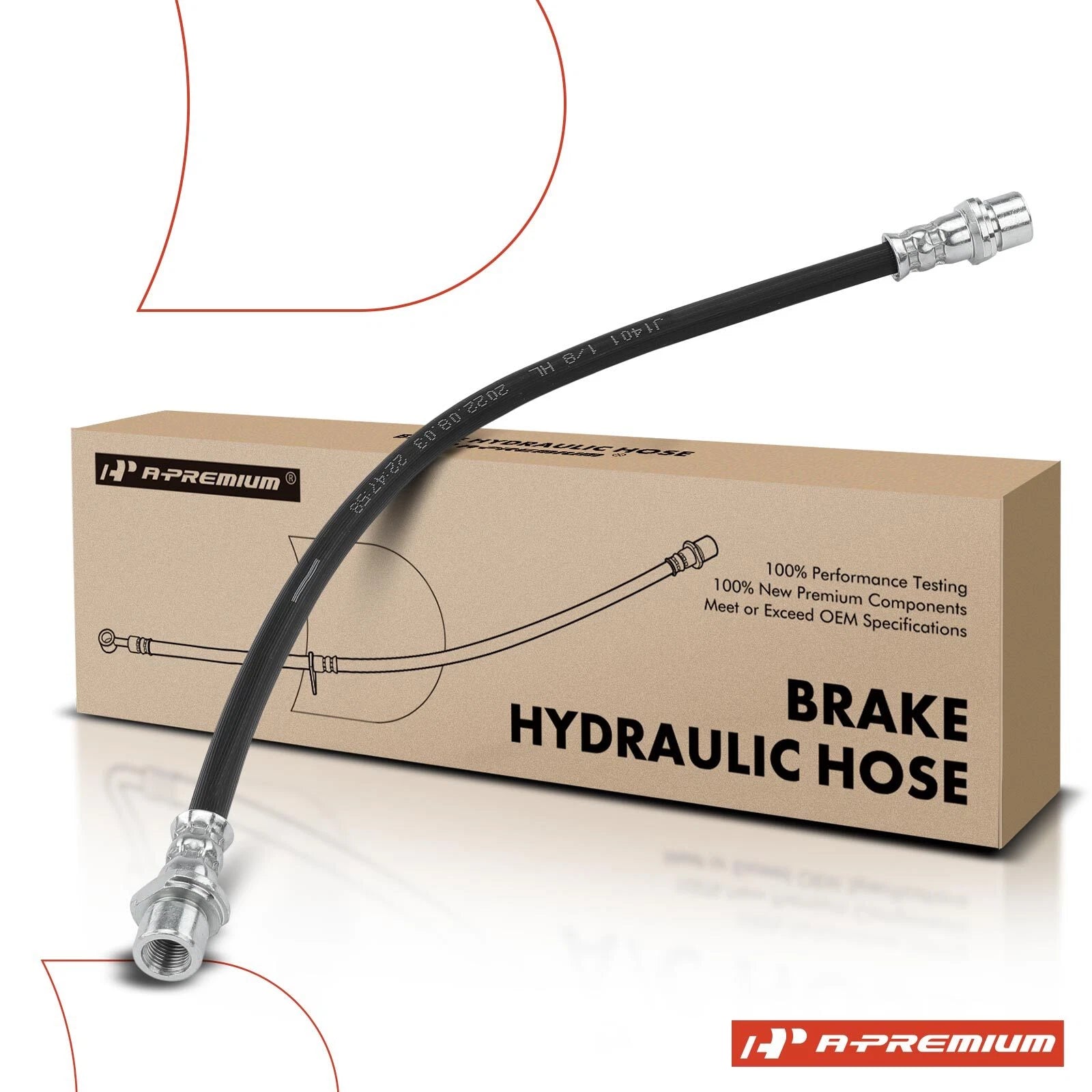 Rear Driver Inner Brake Hydraulic Hose for Toyota Tundra (2007-2017)