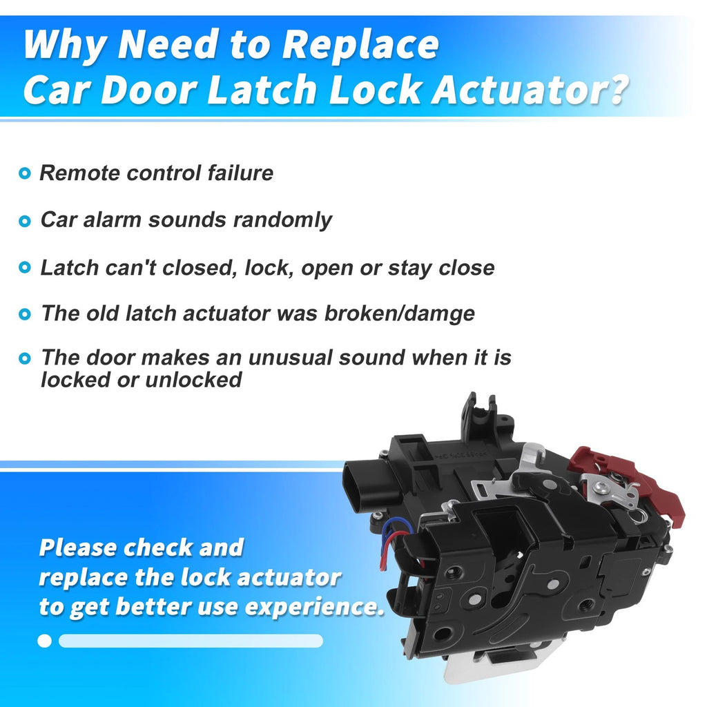 Front Right Power Door Lock Actuator 8E2837016C for Audi TT Coupe (1998–2006)