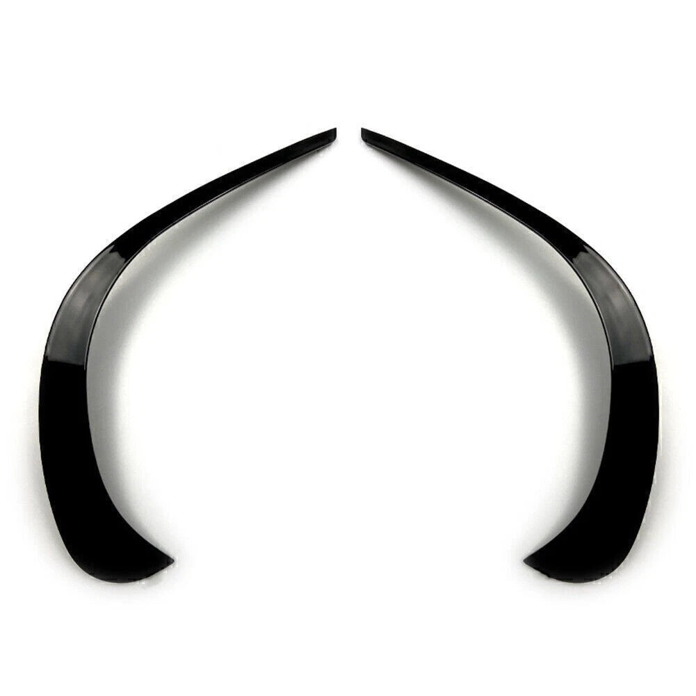 Gloss Black Front Bumper Spoiler Air Vent Trim for Benz GLC X253 (2021)