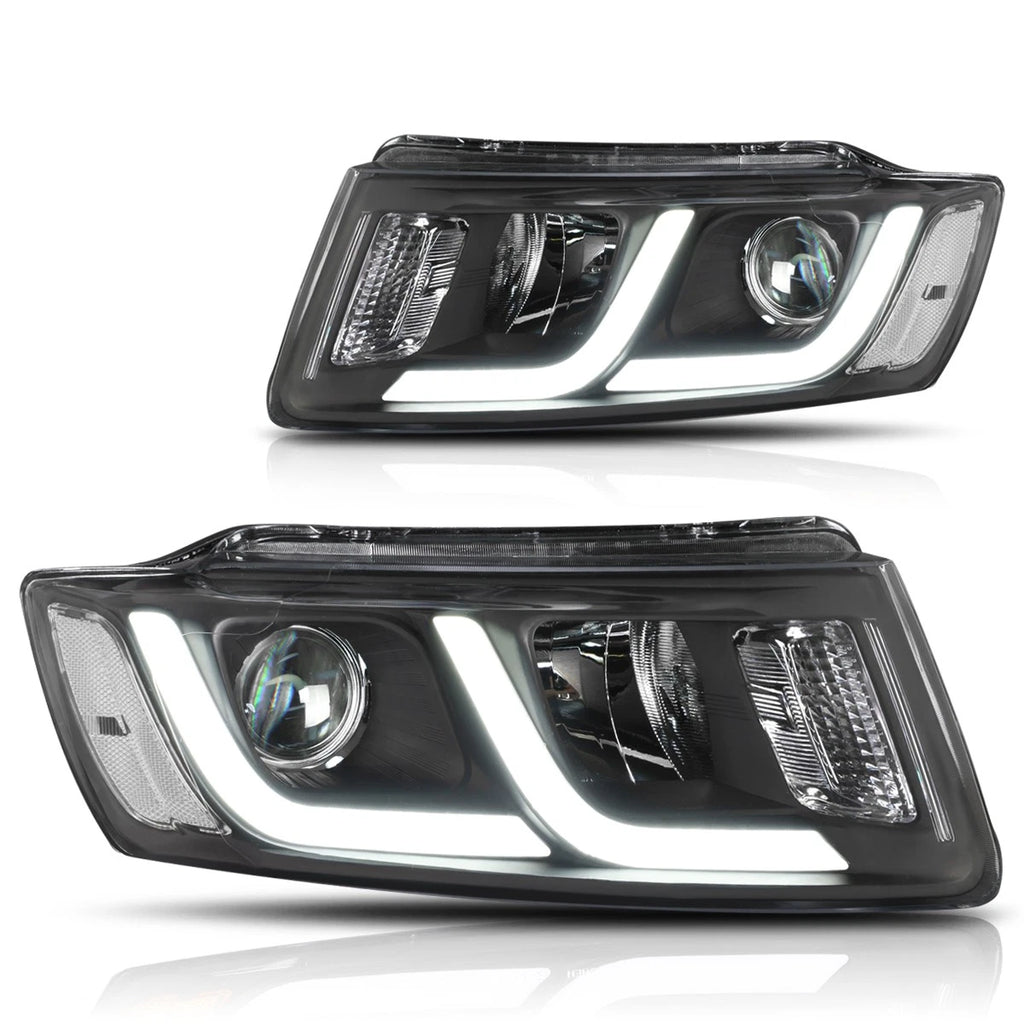 LED DRL Bar Projector Headlights for Jeep Grand Cherokee (2014–2016)