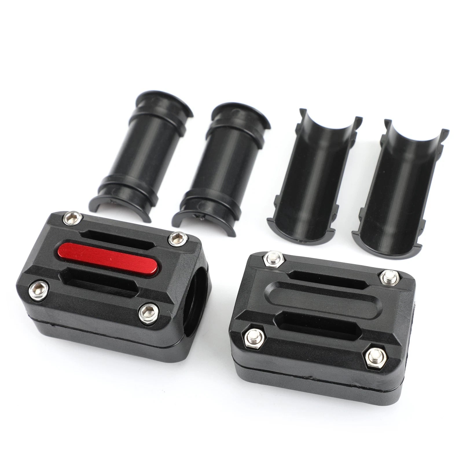 2X 25mm Engine Frame Bar Protection Crash Slider Pads for Motorcycle