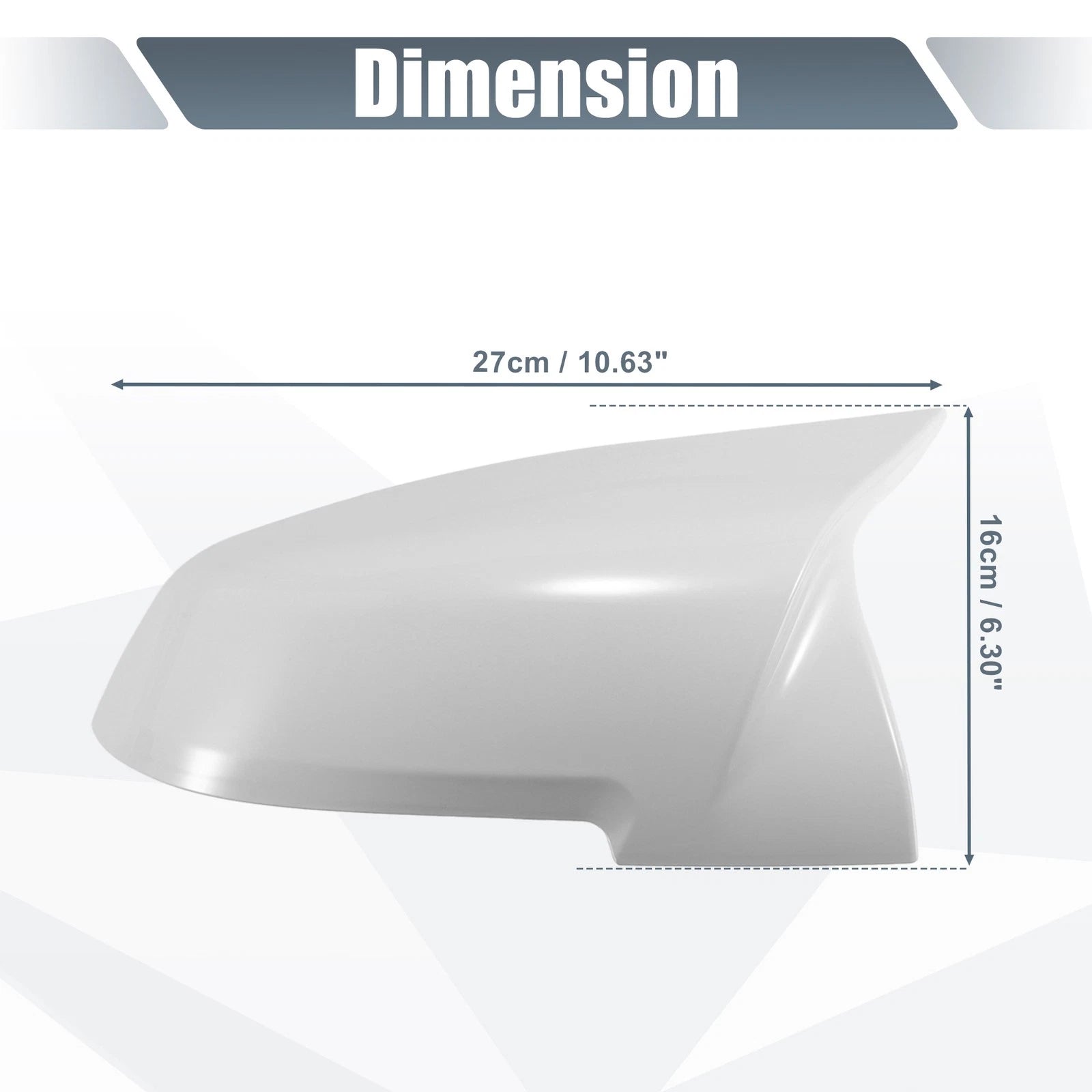 Pair Rearview Mirror Cover Caps for BMW X1 328i 125i 330i 320i 220i (2011–2019)
