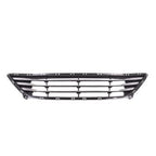 Replacement Black/Smoked Chrome Polypropylene Front Bumper Cover Grille