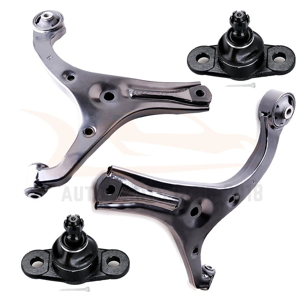 Set of 4 Front Lower Control Arms & Ball Joints for Hyundai Accent (2006–2011)