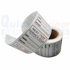 220 Pcs Oil Change Stickers 2”x 2” Service Due Labels