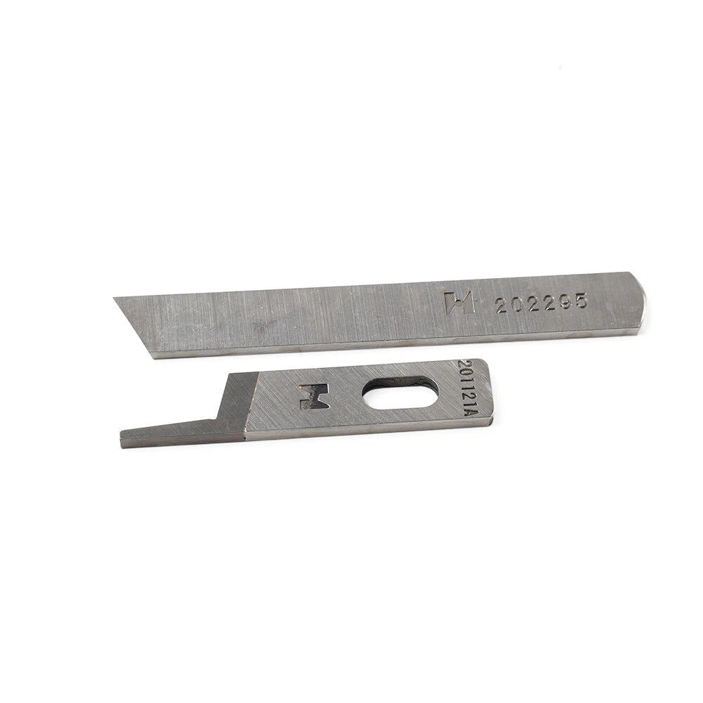Set of 2 Upper & Lower Knives for Juki MO-6800 & Pegasus Overlock