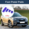 Set of 4 Foot Accelerator Pedal Covers for Subaru Forester (2006–2018) Blue