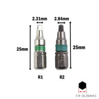 25mm Screwdriver Bits for Home Use (0.98")