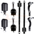 Set of 8 Front Ball Joints Tie Rods for Ford Crown Victoria Lincoln Town Car (2003–2005)