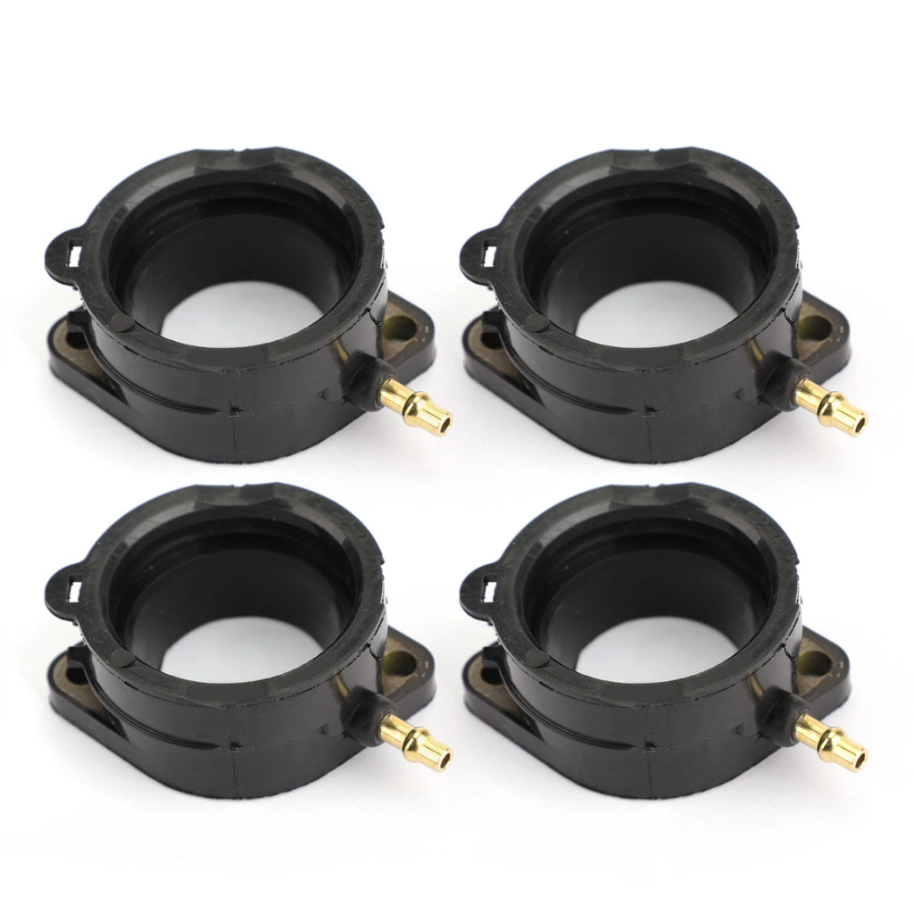 4X Carburetor Intake Boot for Kawasaki ZX-11, ZZR1200, ZX1200 (1990–2001) 16065-1210