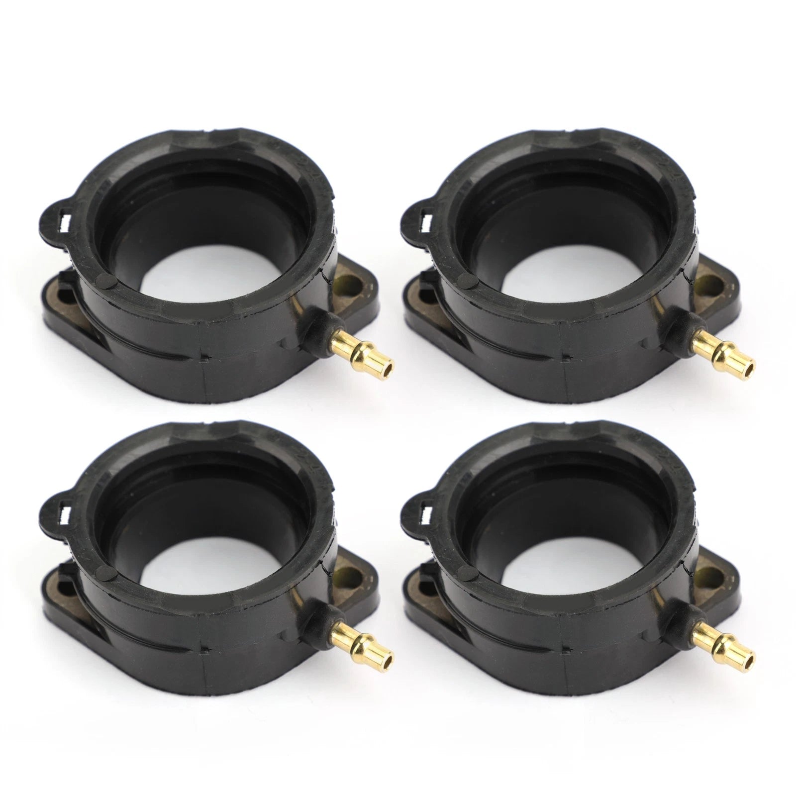 4X Carburetor Intake Boot for Kawasaki ZX-11, ZZR1200, ZX1200 (1990–2001) 16065-1210