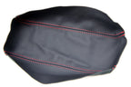 Leather Synthetic Console Armrest Cover for Acura Integra (1994–2001) Red Stitch