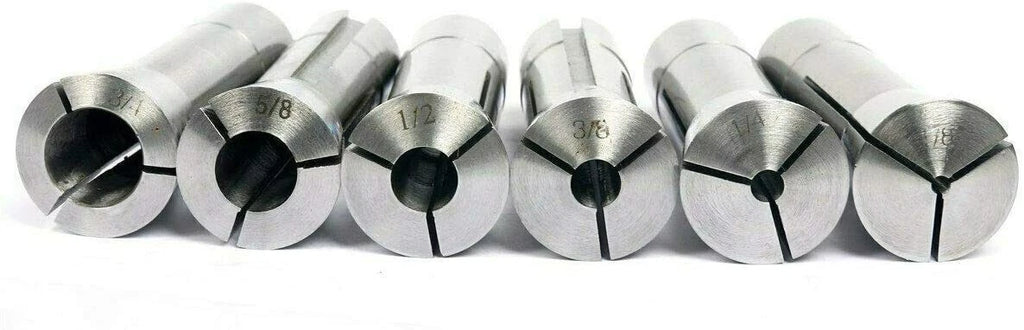 Precision R8 Collet Mill Chuck Holder Tool Set for Bridgeport (1/8"–3/4")
