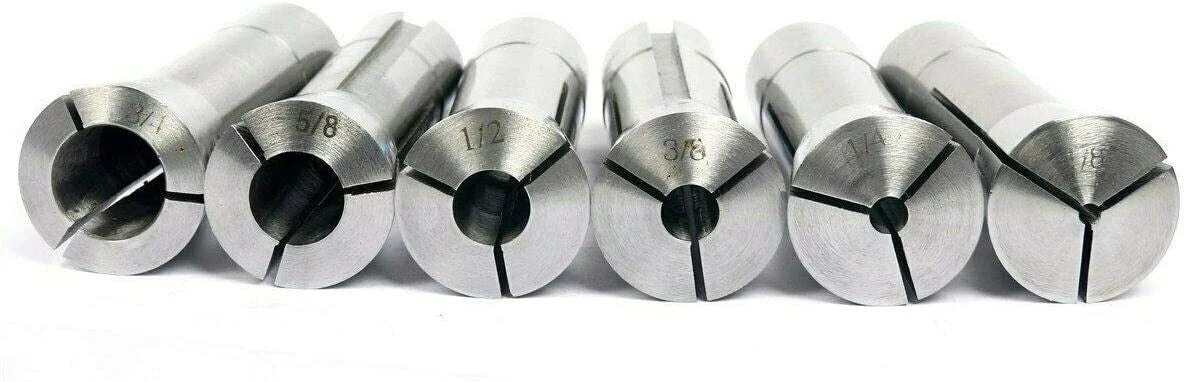 Precision R8 Collet Mill Chuck Holder Tool Set for Bridgeport (1/8"–3/4")