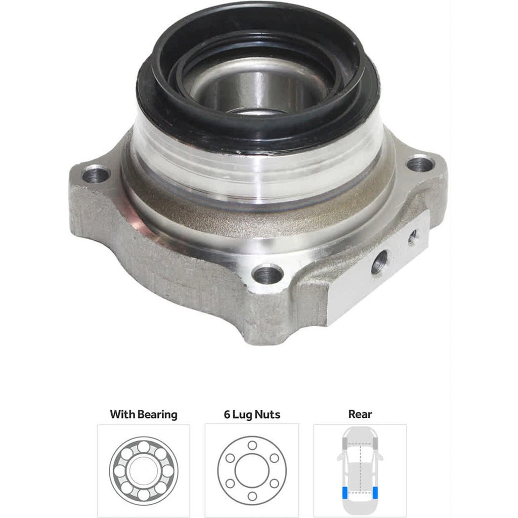 Set of 2 Wheel Hubs for Tacoma (2005–2020)