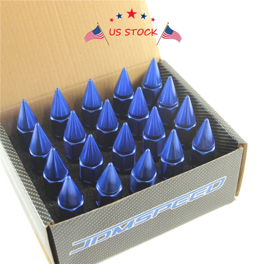 20PCS Spiked Extended Tuner Lug Nuts for Wheels (M12X1.5)