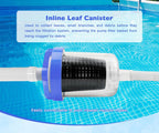In-line Pool Leaf Canister Basket for Hayward W560 (Fits Poolvac)