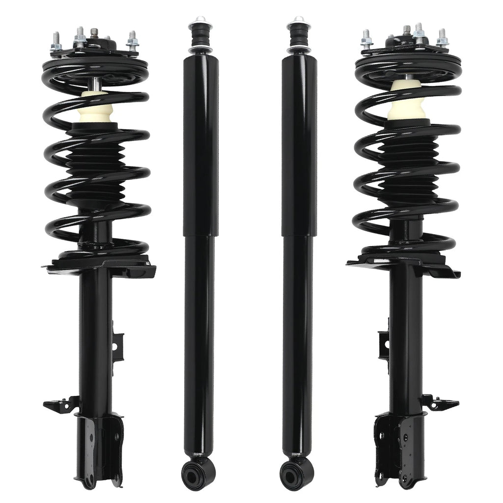 Set of 4 Struts w/Coil Spring for Mazda Tribute (2001–2006) 171593 344356