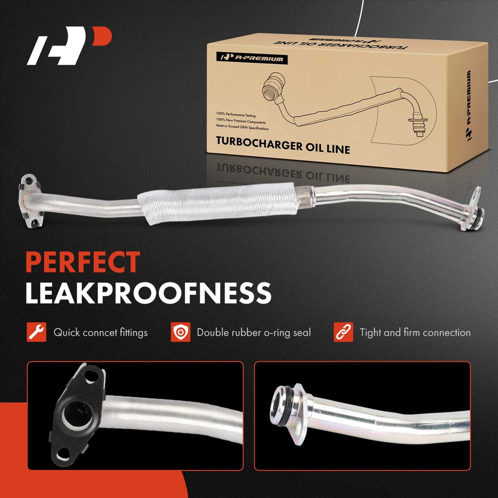 Turbocharger Oil Line Return for Jeep Wrangler Cherokee Compass (2011–2023)