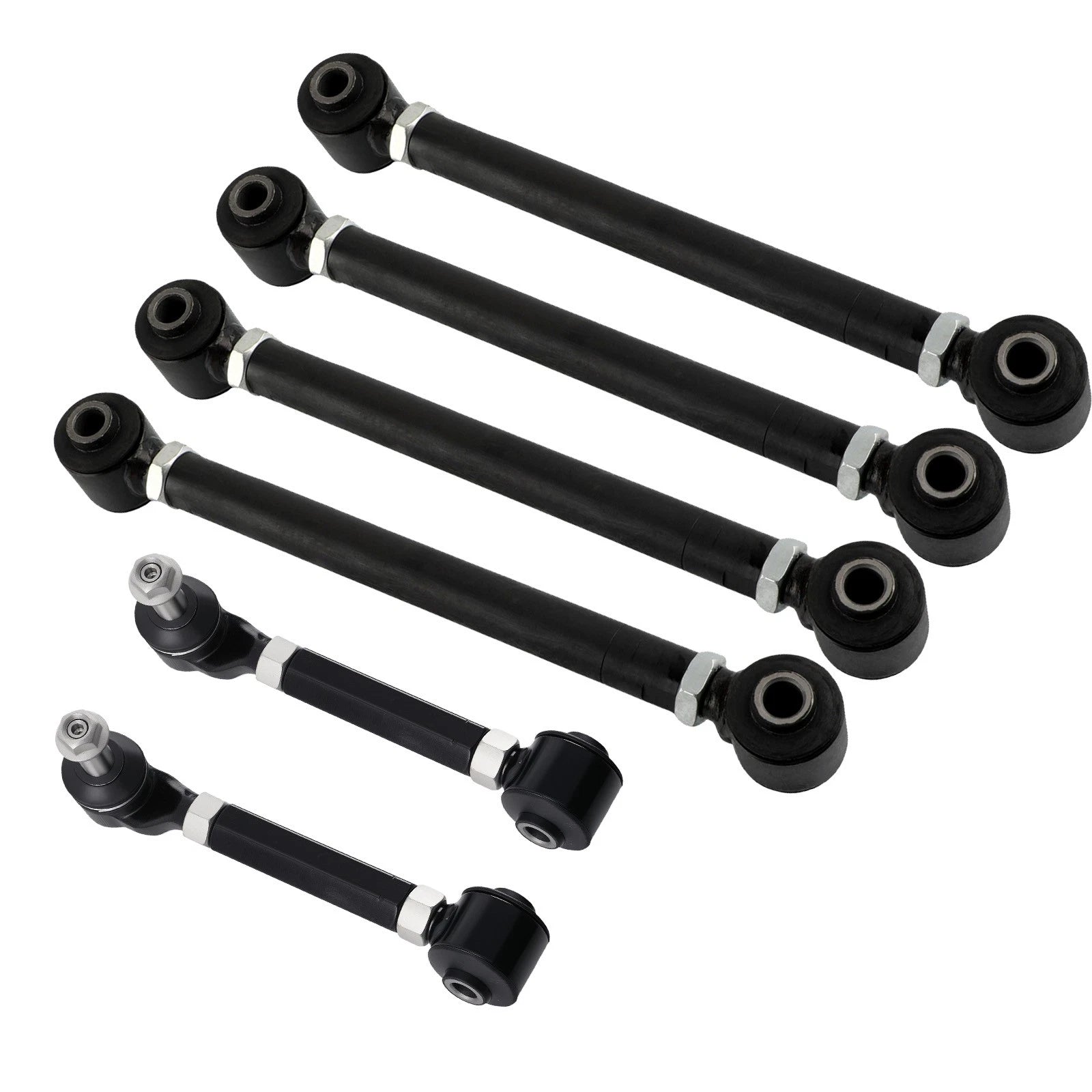 Set of 6 Rear Upper Lower Camber Arms for Honda Accord (2003–2007) & Acura TSX (2004–2008)