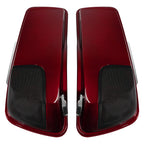 4" Stretched Saddlebags for Harley Road Glide (2014–2024) Velocity Red Sunglo