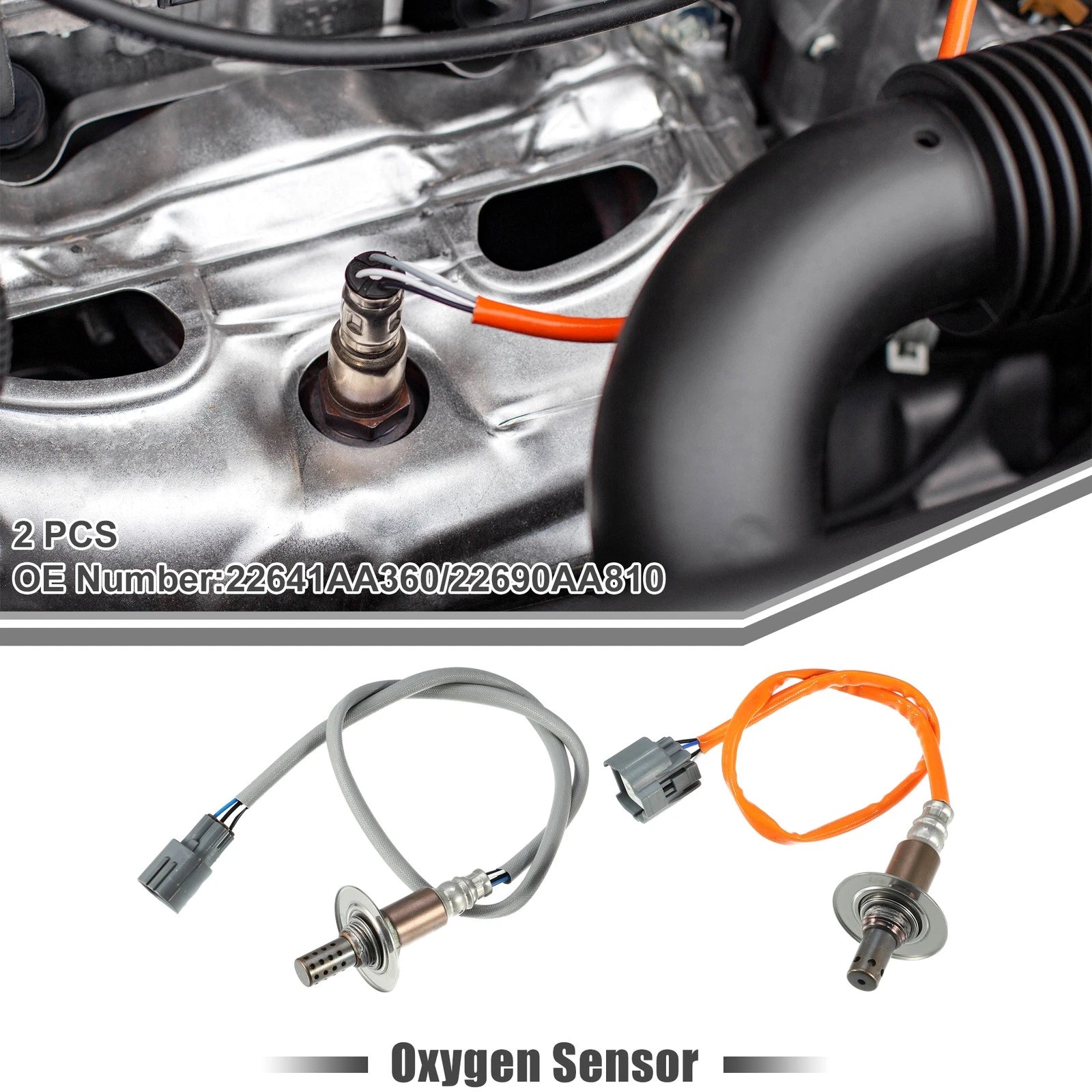 2X Oxygen Sensor Upstream Downstream for Subaru Legacy Outback (2006–2009)
