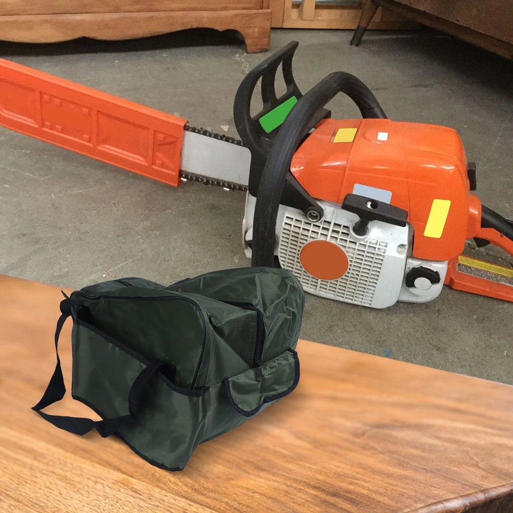 Chainsaw Tote Bag for 12/14/16 Inch Chainsaws (Green)
