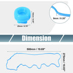 Set of 1 Valve Cover Gasket for Ford Mustang (2007–2010) VS50687R Rubber Blue