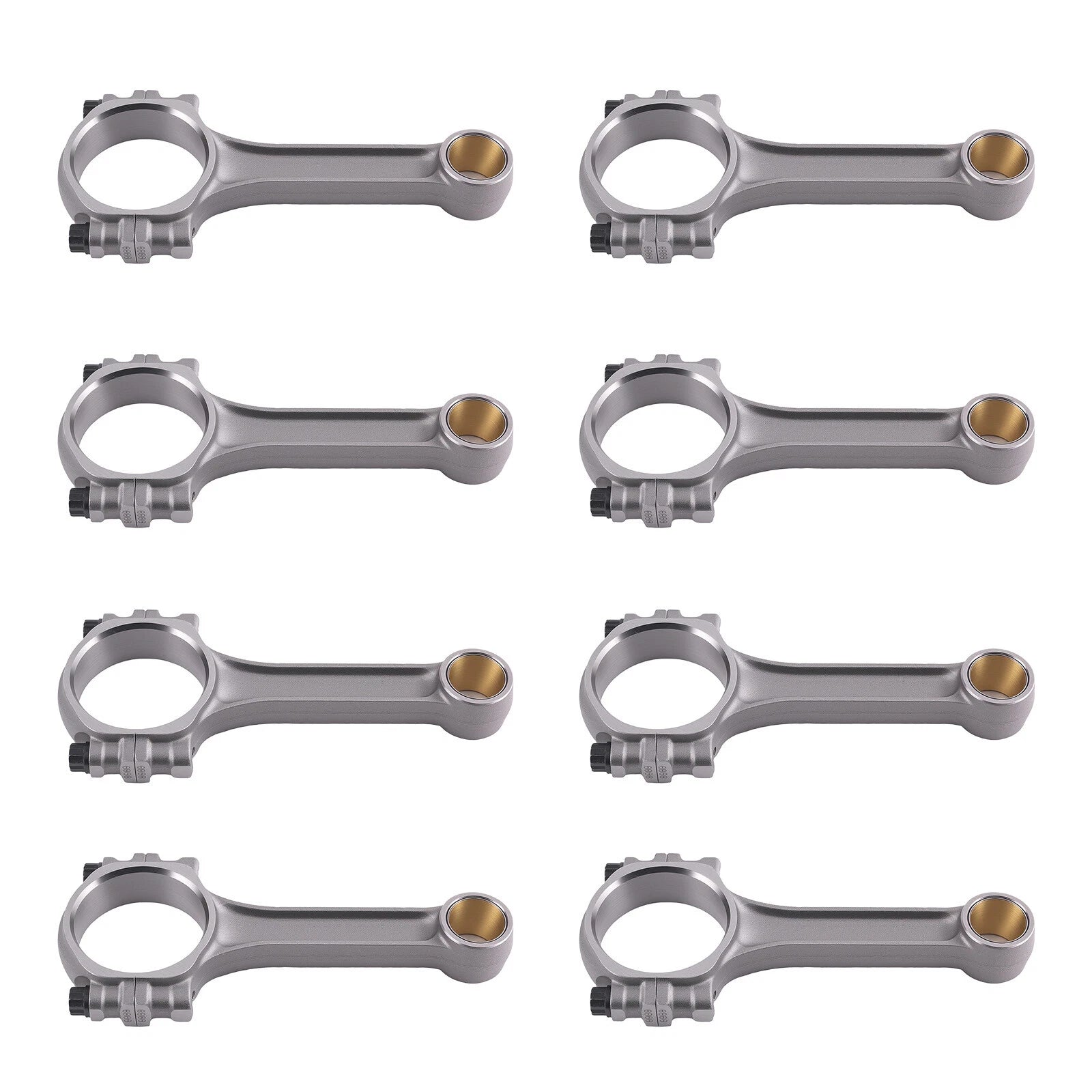 Set of 8 Connecting Rods for SBC 350 (1955–2002)