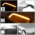 L-Shape Sequential LED Hood Mirrors for Volvo VNL 300 400 760 860 (2018–2021)