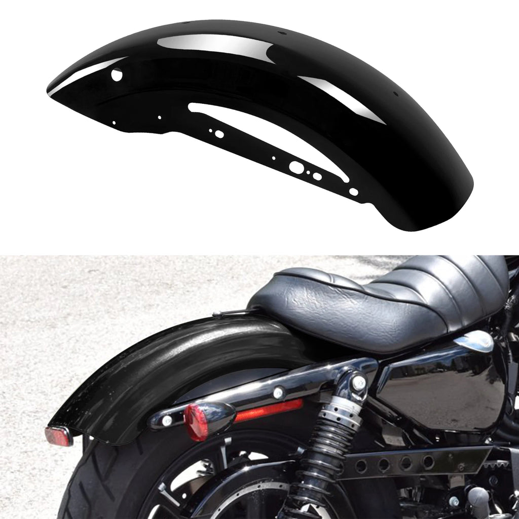 Gloss Black Rear Fender for Harley Sportster XL883 1200 48 72 (2004–2022)