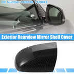 Pair Rear View Mirror Cover Shell for Ford Focus (2012–2018) Carbon Fiber