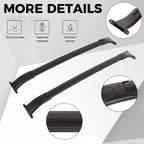 Set of 2 Roof Rack Cross Bars for Chevy Tahoe Suburban GMC Yukon XL Escalade (2015–2020)