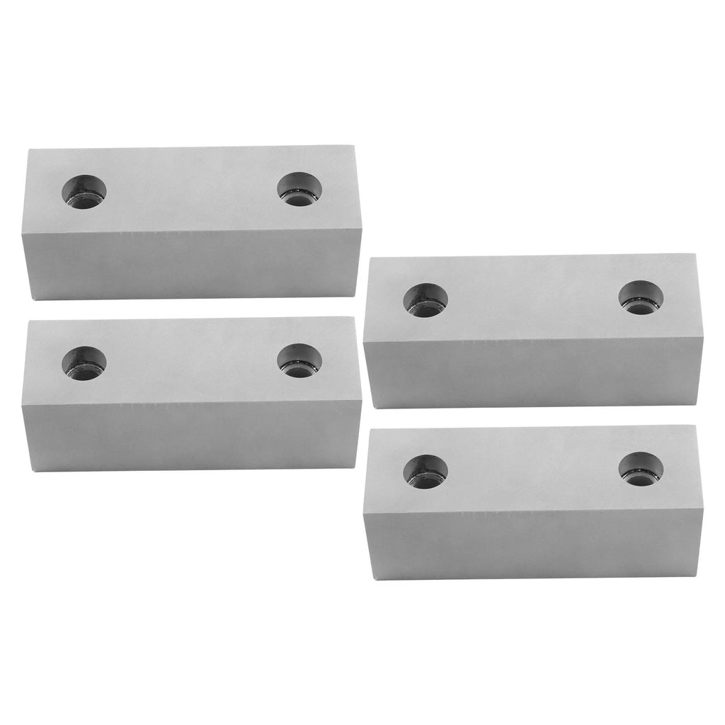 Set of 4 Reversible Soft Jaws for 6" Vises (Aluminum Machined)