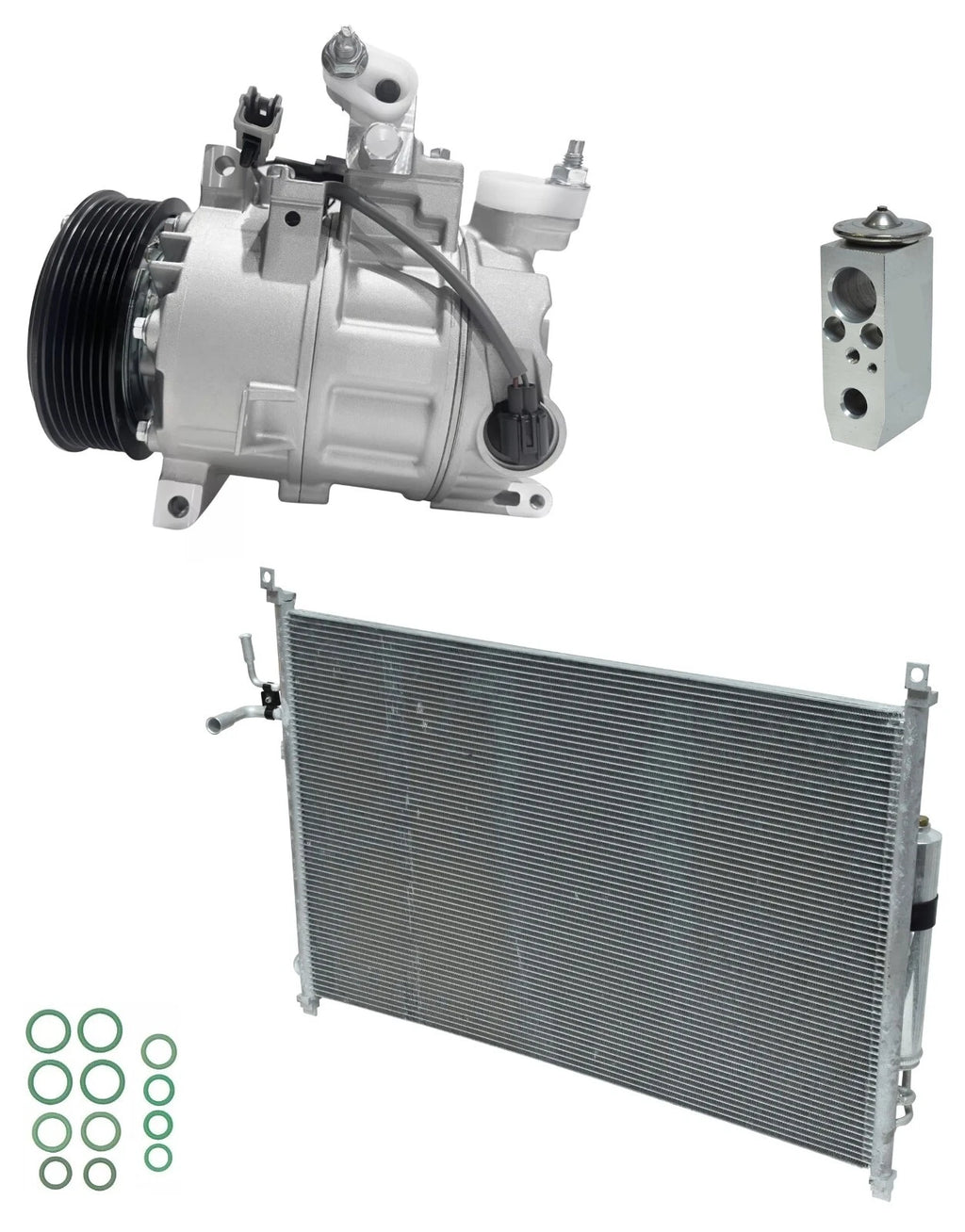 AC Compressor Kit With Condenser for Infiniti M35 3.5L (2009–2009)