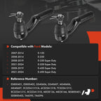 2X Tie Rod End Front Outer for Ford E-150 E-250 E-350 E-450 (1992-2022)
