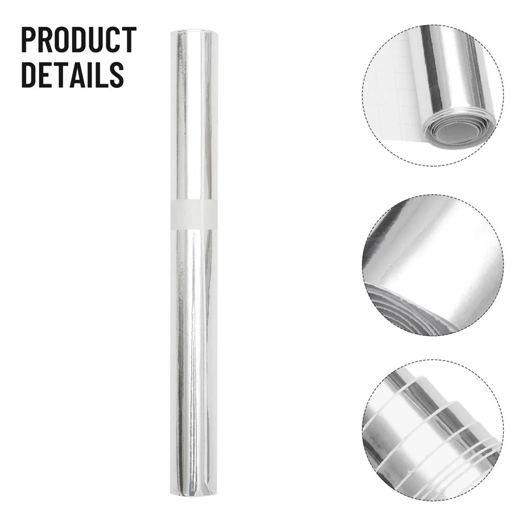 Vinyl Wrap Sticker for Car Glossy Glitter Metal Mirror Chrome Film Waterproof