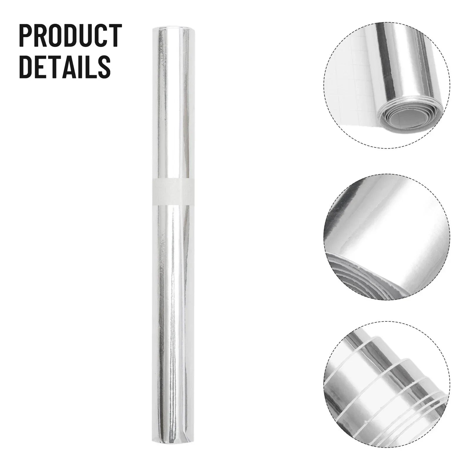 Vinyl Wrap Sticker for Car Glossy Glitter Metal Mirror Chrome Film Waterproof